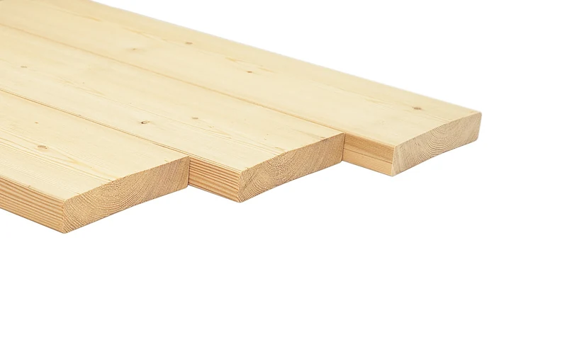 Terrassendielen glatt gefasst, 27 × 140 mm